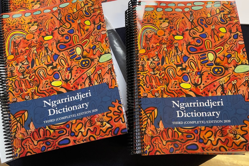 Copies of a new Ngarrindjeri language dictionary.
