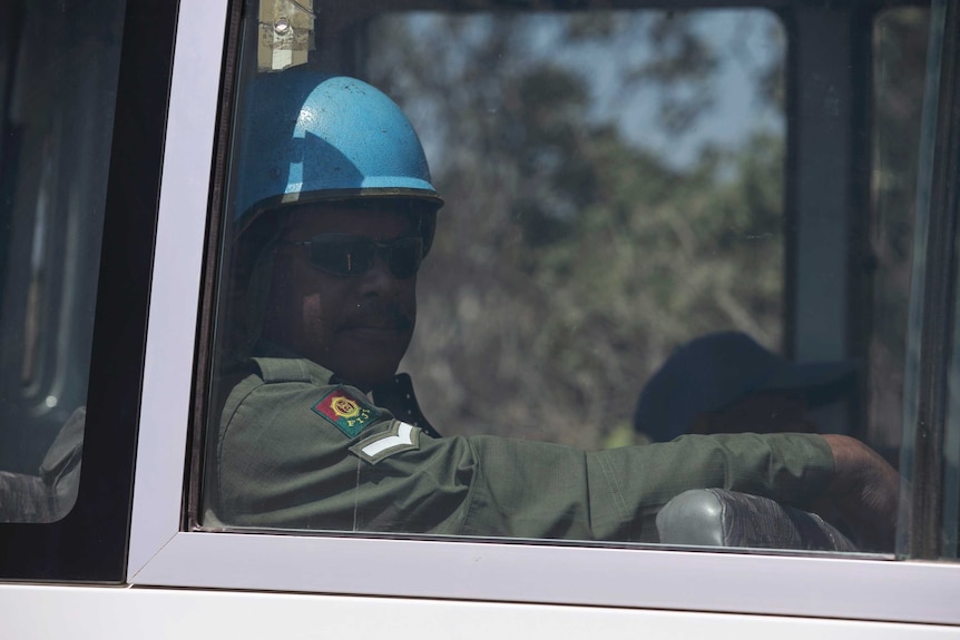 Fijian UN peacekeeper in Golan Heights