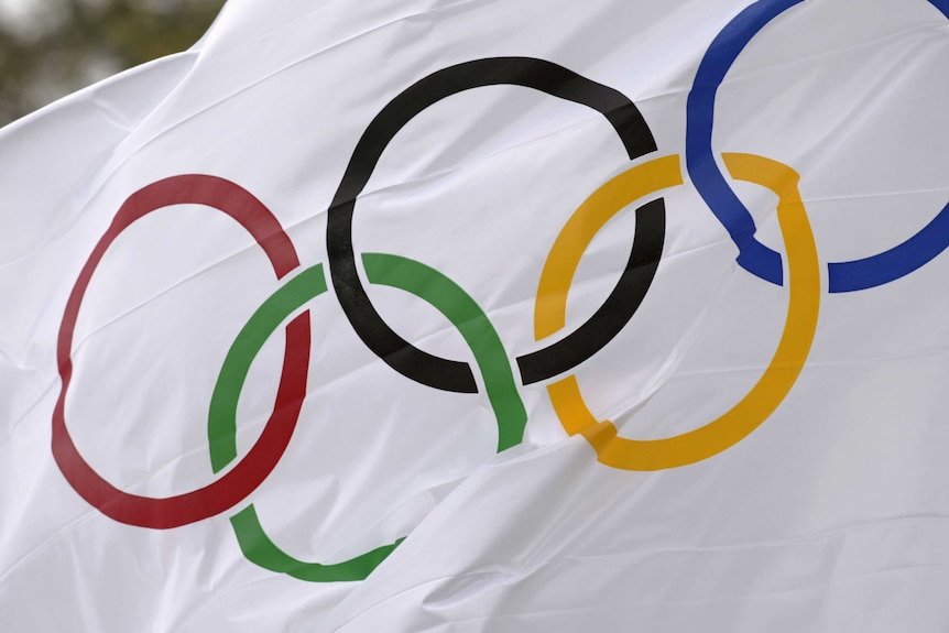 The Olympic flag