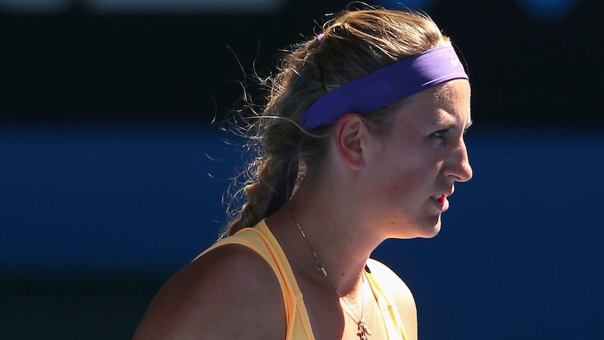 Azarenka powers through