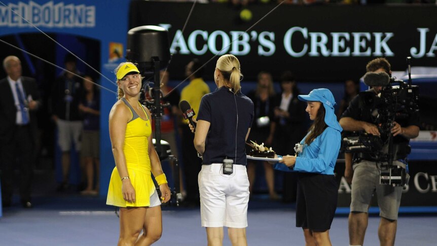 Kerber has her cake and eats it