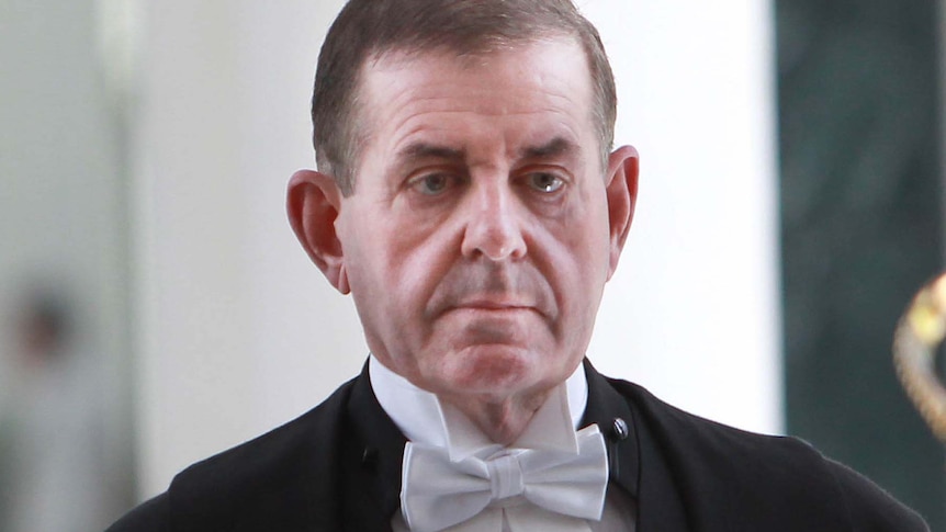 Peter Slipper looking depressed