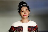 Reshma Qureshi walks at New York Fashion Week