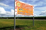 A sign welcomes visitors to the Mareeba district