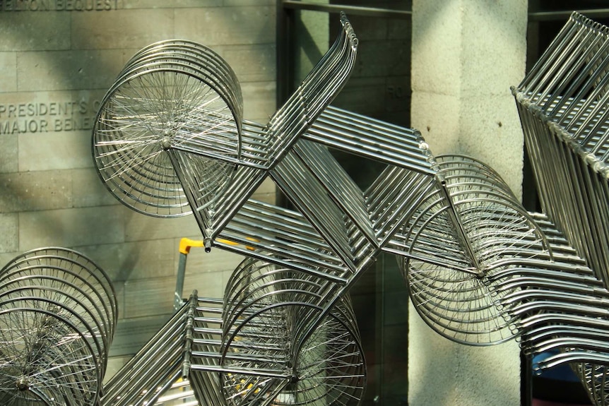 Ai Wei Wei bicycle installation
