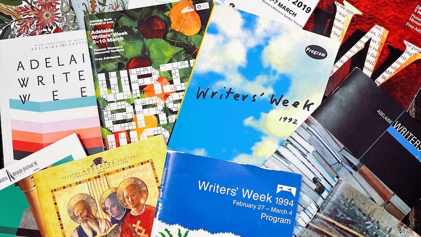 A collection of program guides for Adelaide Writers' Week.