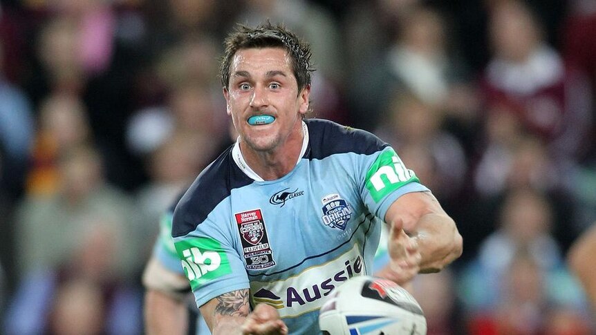 Mitchell Pearce... labelled the best half-back in the world by Blues coach Ricky Stuart.