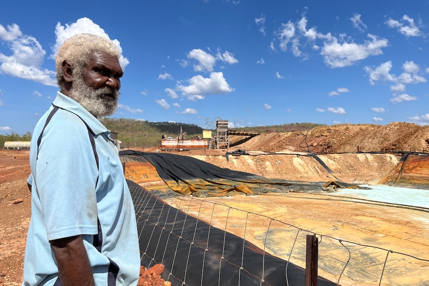 Redbank Mine native title holder Donald Shadforth is devastated the site has been left to contaminate the landscape