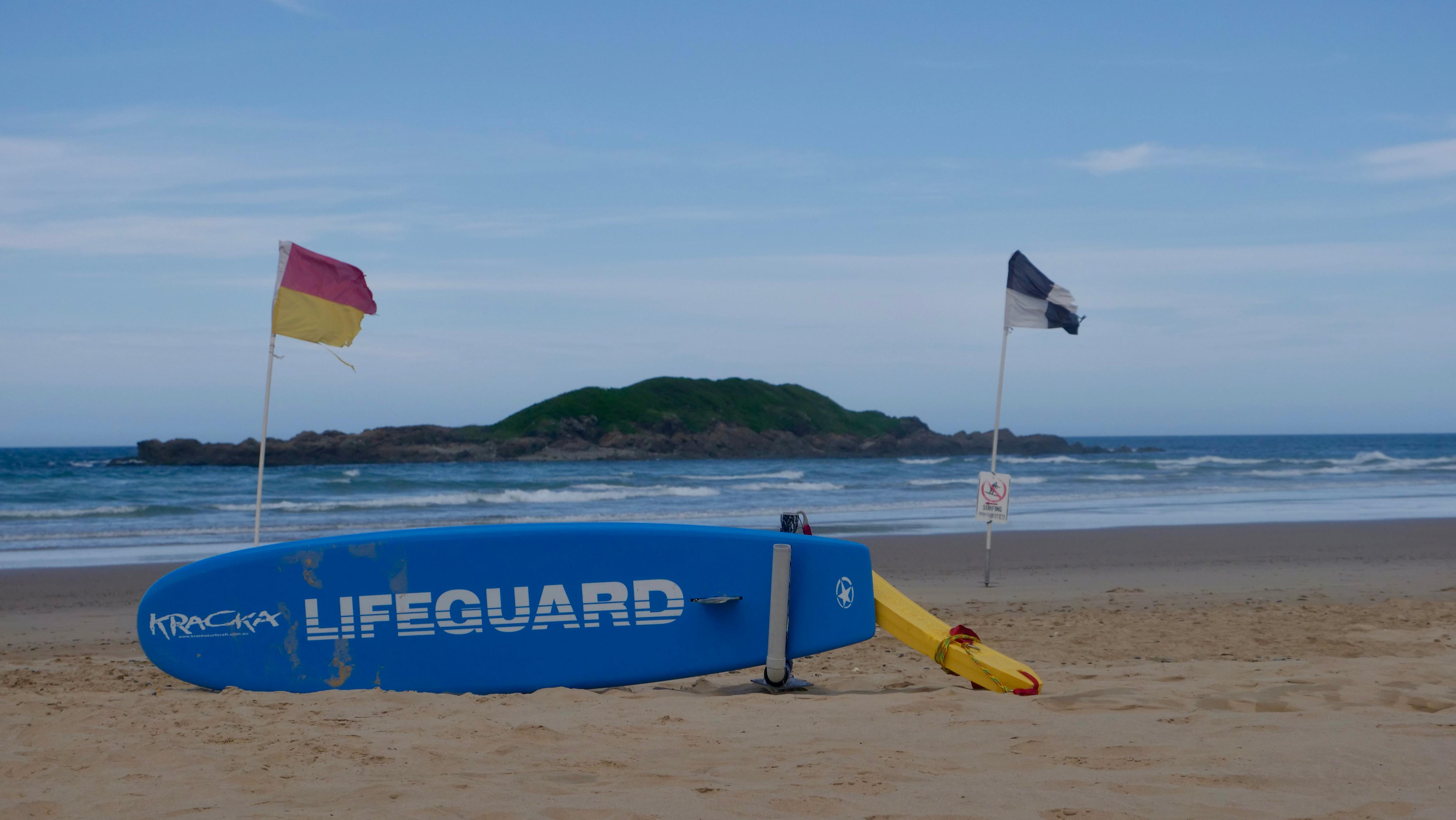 lifeguard gear on Park Beach in Coffs Harbour