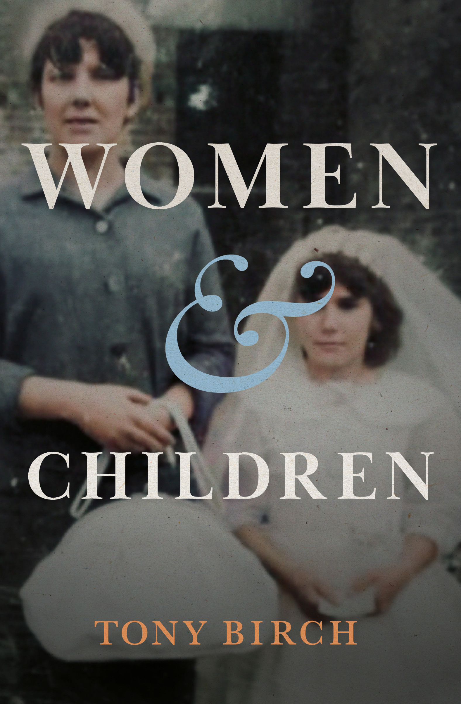 A book cover showing a mid-century photograph of an older woman standing next to a seated younger woman in a white wedding dress