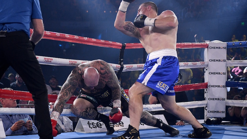 Paul Gallen defeats Lucas Browne