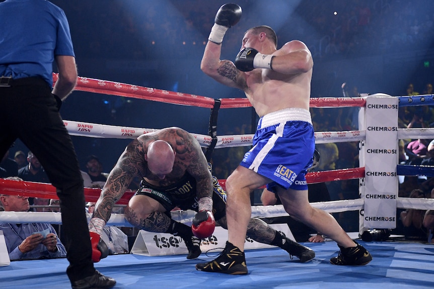 Paul Gallen bat Lucas Browne