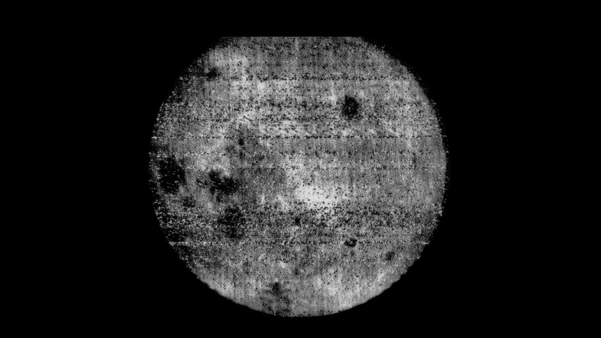 The first picture taken of the Moon's 'far' side in 1959