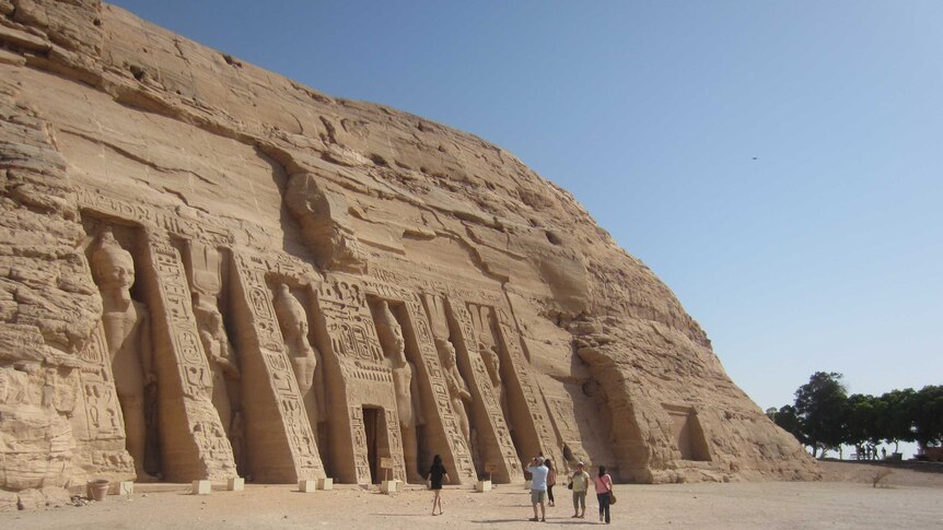 The small temple at Abu Simbel