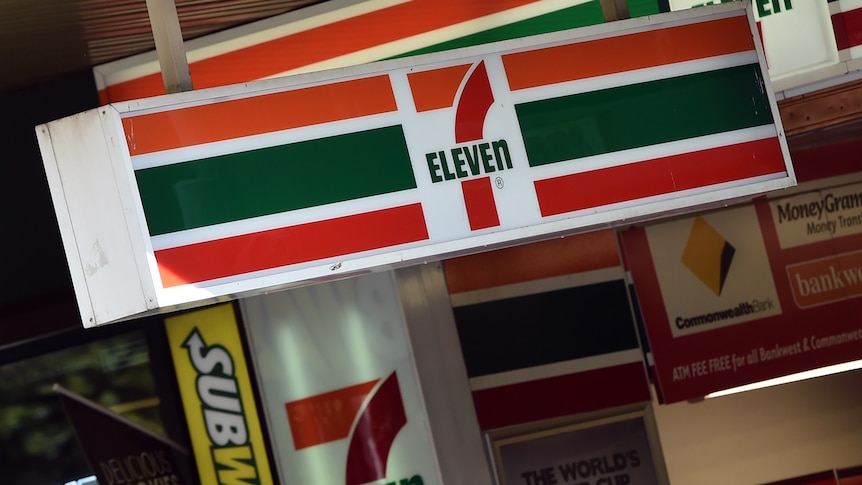 A 7-eleven sign