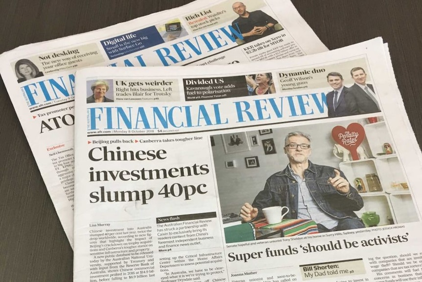 The Australian Financial Review is celebrating 70 years since its first publication