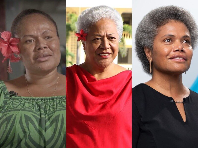 Gloria Julia King, Fiame Naomi Mata'afa, Lenora Qereqeretabua