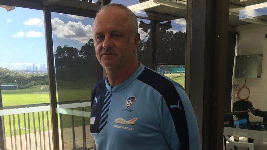 Sydney FC coach Graham Arnold at a press conference on February 22, 2017.