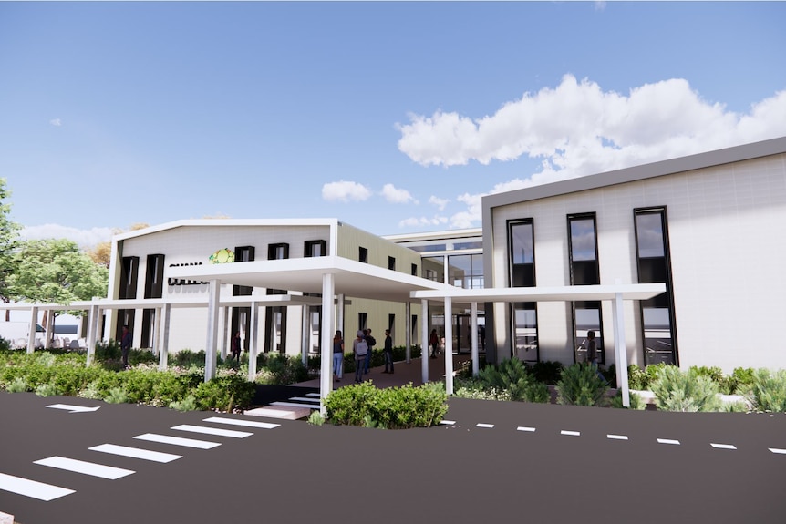 A concept image of the planned Ohana College campus at Logan on Griffith University's campus.