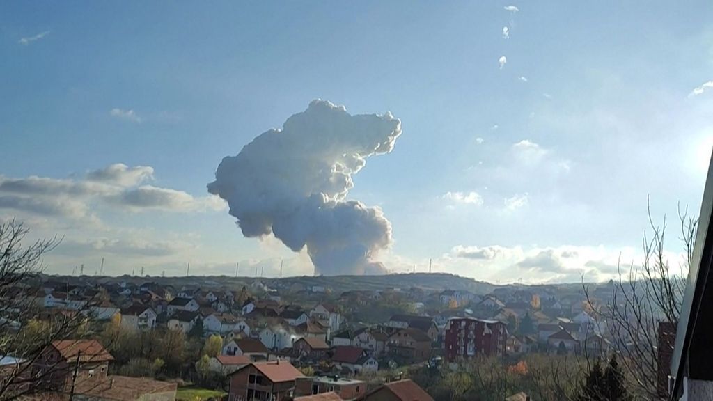 Explosions tear through Serbian munitions factory, killing two and ...