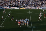 A general view is seen during the round 20 NRL match between the Canterbury Bulldogs and the Cronulla Sharks