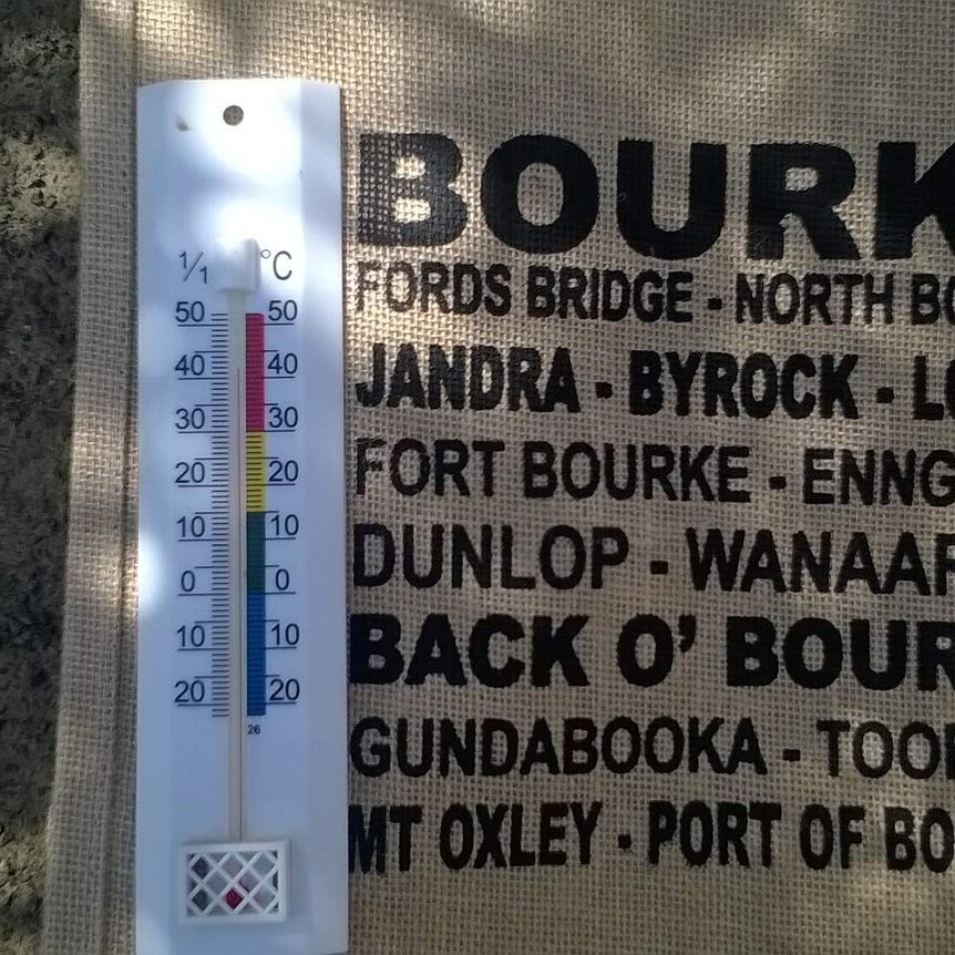 OVer 40 degrees in Bourke