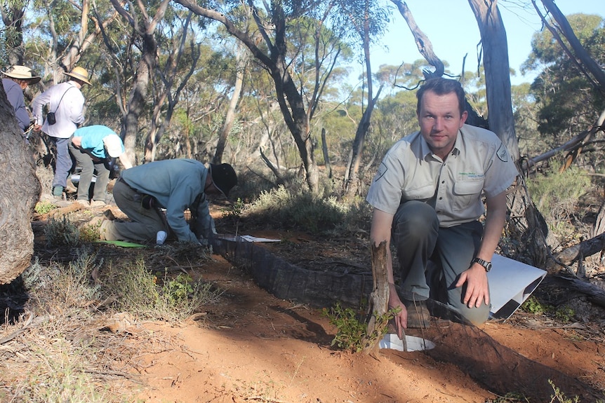 Parks Victoria ecologist Mark Antos