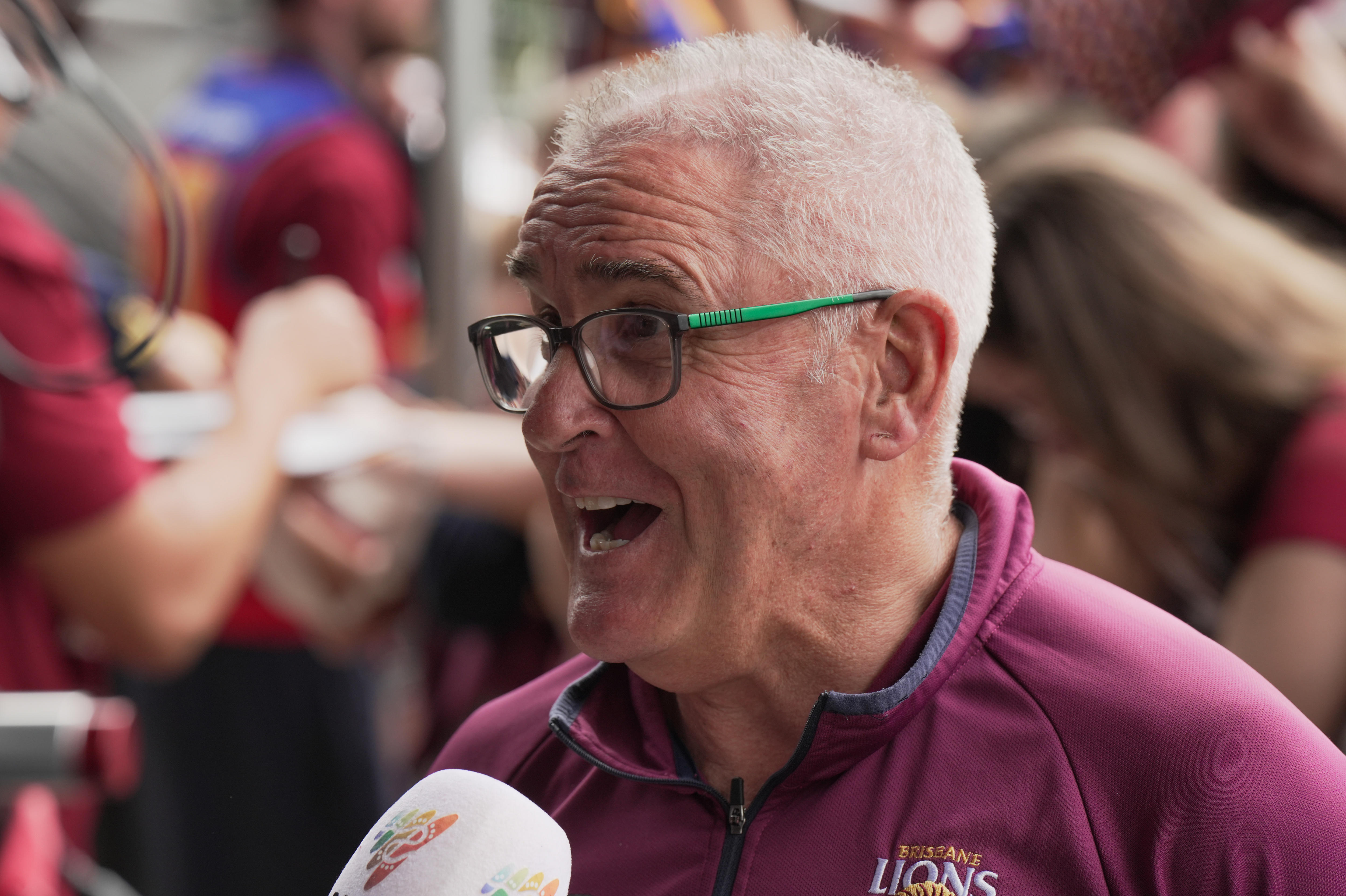 Brisbane Lions coach Chris Fagan presented with keys to the city after ...