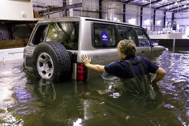 Cars in flood research