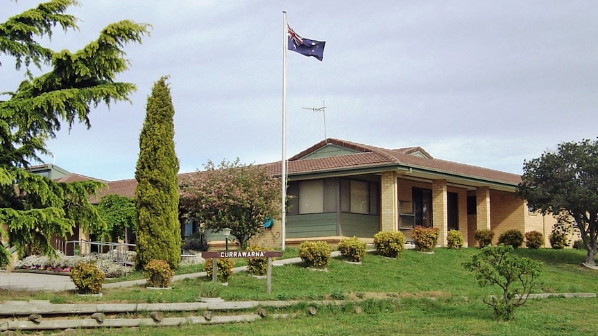 A brick nursing home.