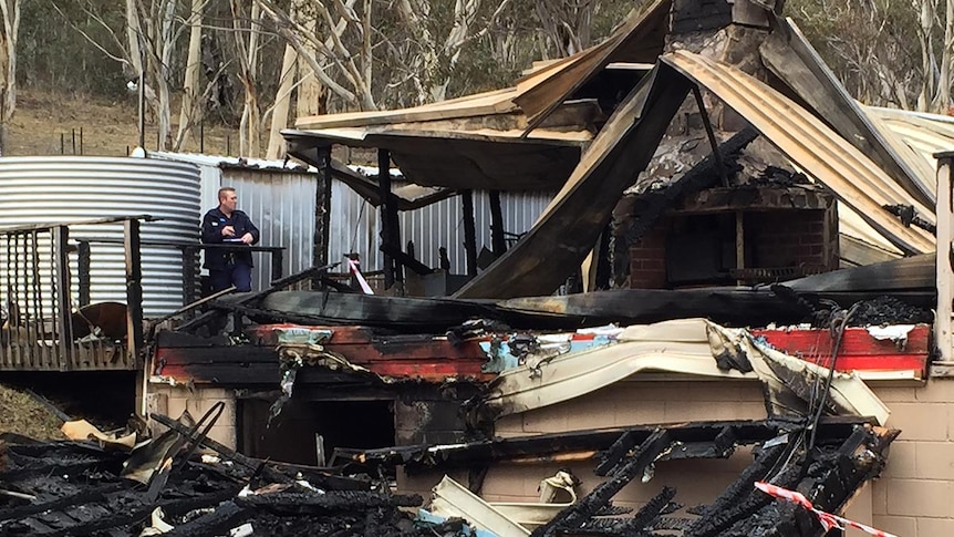 House fire at Anglers Reach, Adaminaby