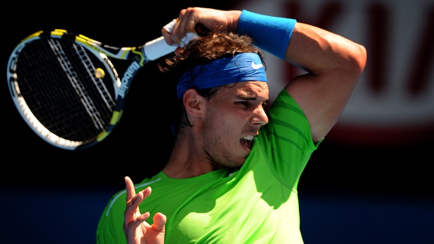 Rafael Nadal was in dominant form
