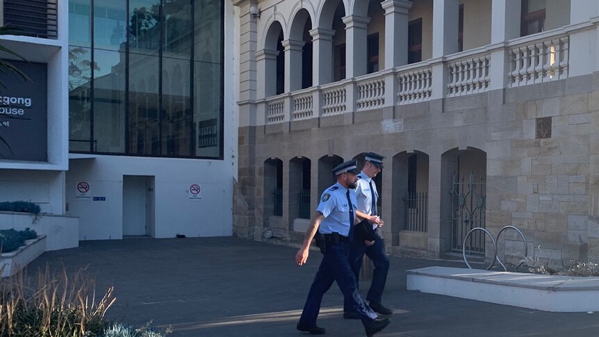 Police at Wollongong Local Court