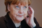 German chancellor Angela Merkel at cabinet meeting
