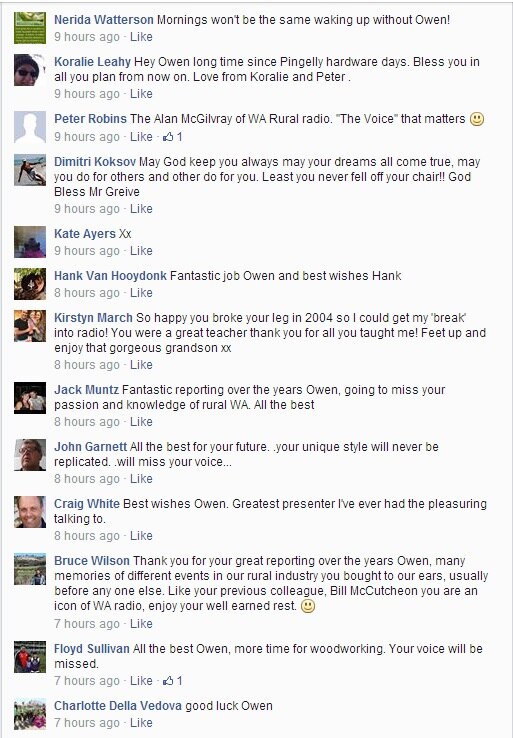 Farewell to Owen Grieve, ABC Rural reporter for more than 30 years ...