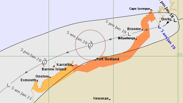 Cyclone threat to Pilbara