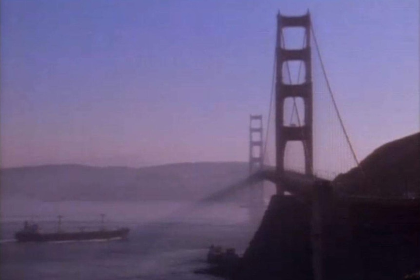 The Golden Gate bridge in San Francisco.