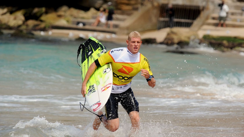 Mick Fanning posted a two wave heat total of 15.23 out of a possible 20.