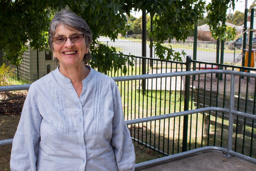 Linda Minter, one of the first members of the Boolarra quilting group.