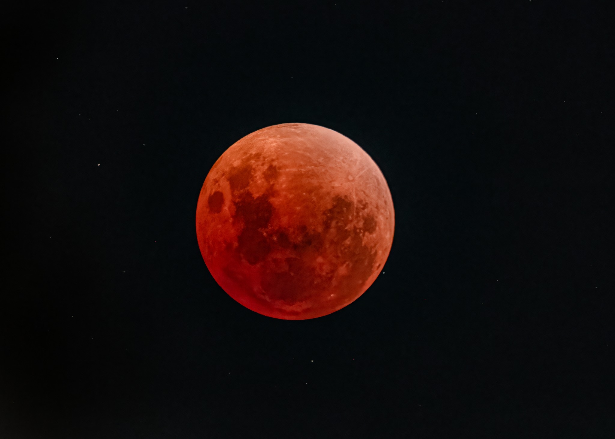 La Luna de Sangre es capturada en East Fremantle, Perth. 