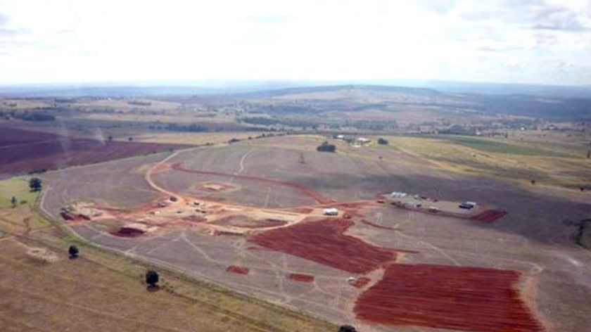 Cougar Energy's UCG project in Kingaroy remains on hold after traces of two dangerous chemicals were found in bore water on the site.
