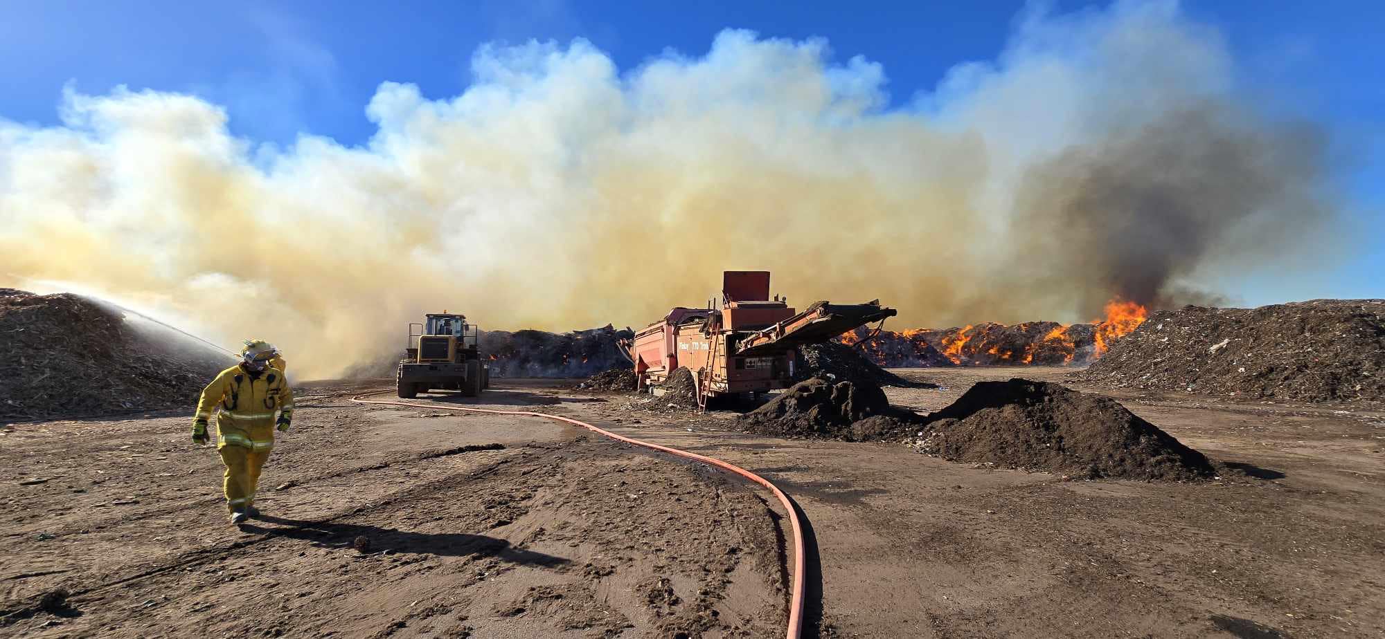 Fire Rips Through Mulch Facility As South Australia Swelters Through ...