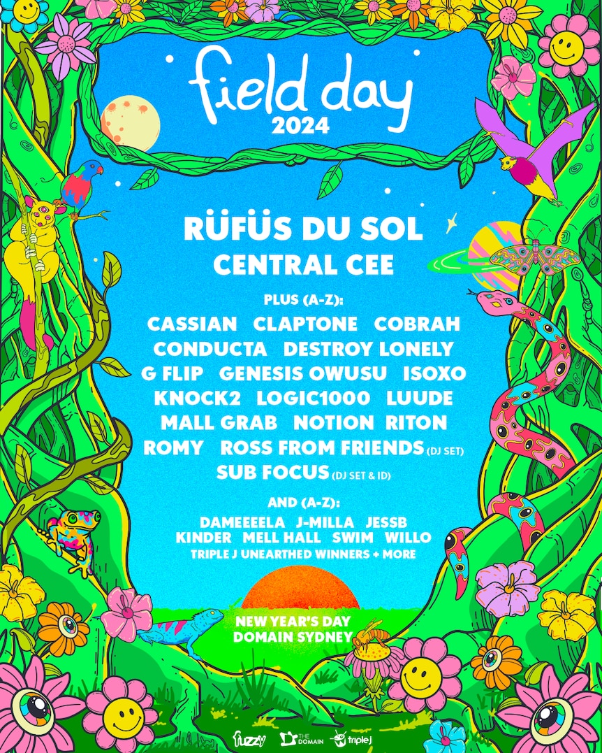 Field Day is cracking into 2024 with a bumper lineup triple j
