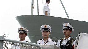 Chinese naval personnel