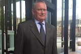 Stephen Dank standing in front of the NSW Supreme Court in Sydney.