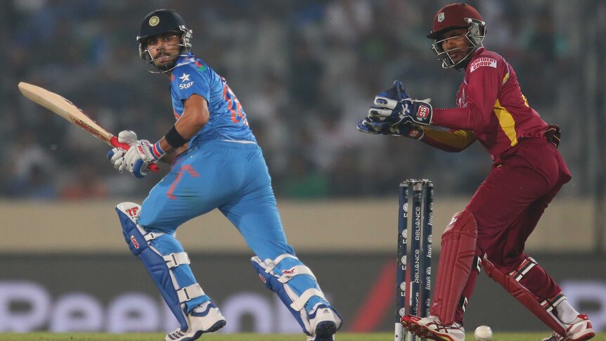 Kohli leads India to win over West Indies