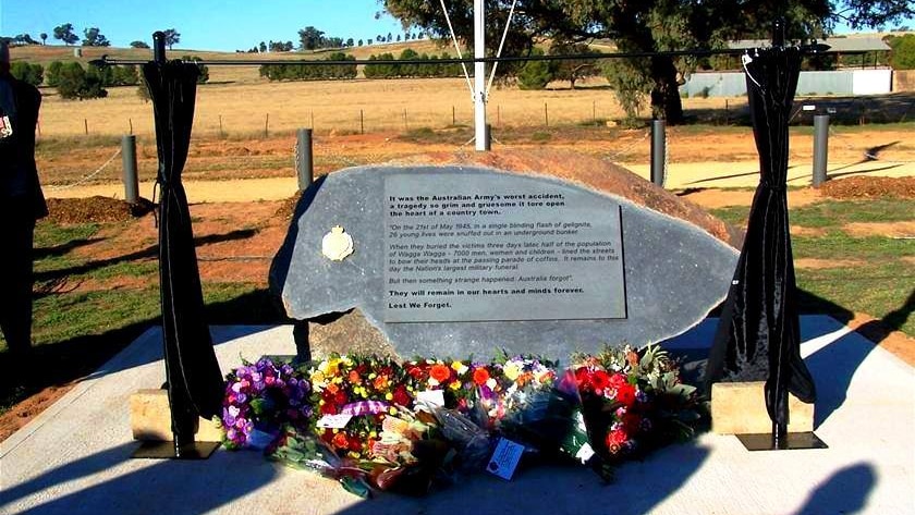 Kapooka Tragedy Memorial at Army Recruit Training Centre near Wagga Wagga, NSW.jpg