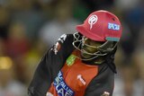 Chris Gayle belts a six for the Renegades