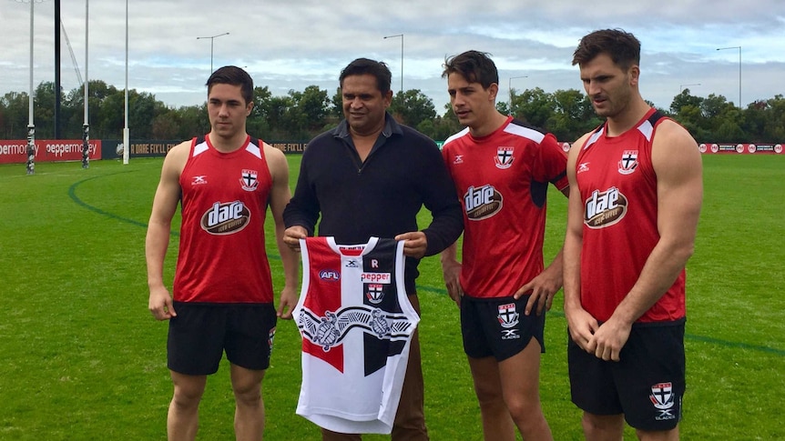 Nicky Winmar wants to alert indigenous Australians to the dangers of heart disease