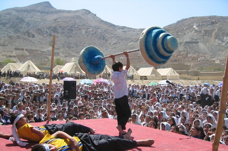 Social Circus performing in Afghanistan